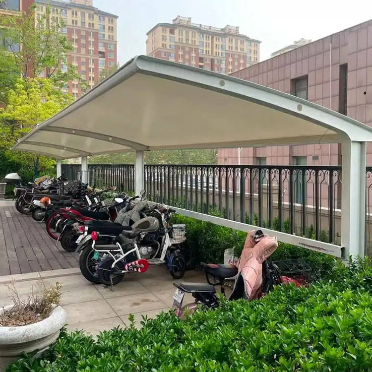 延长县膜结构电动车棚